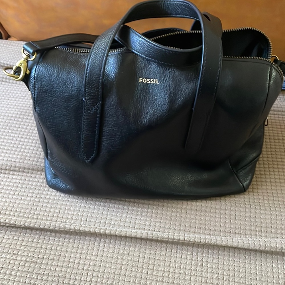 Fossil Black Sydney Satchel